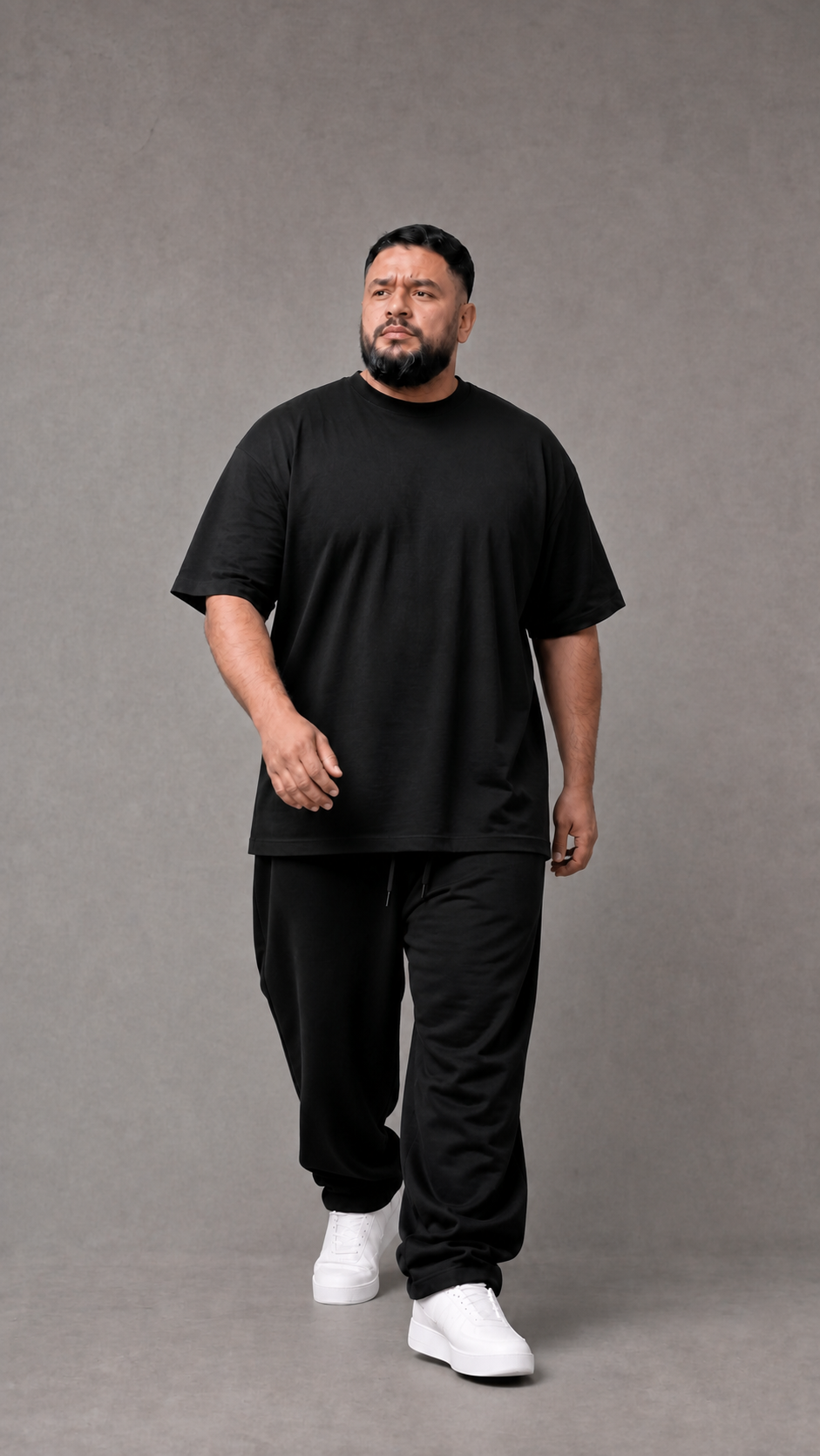 POLERA NEGRA TALLA GRANDE