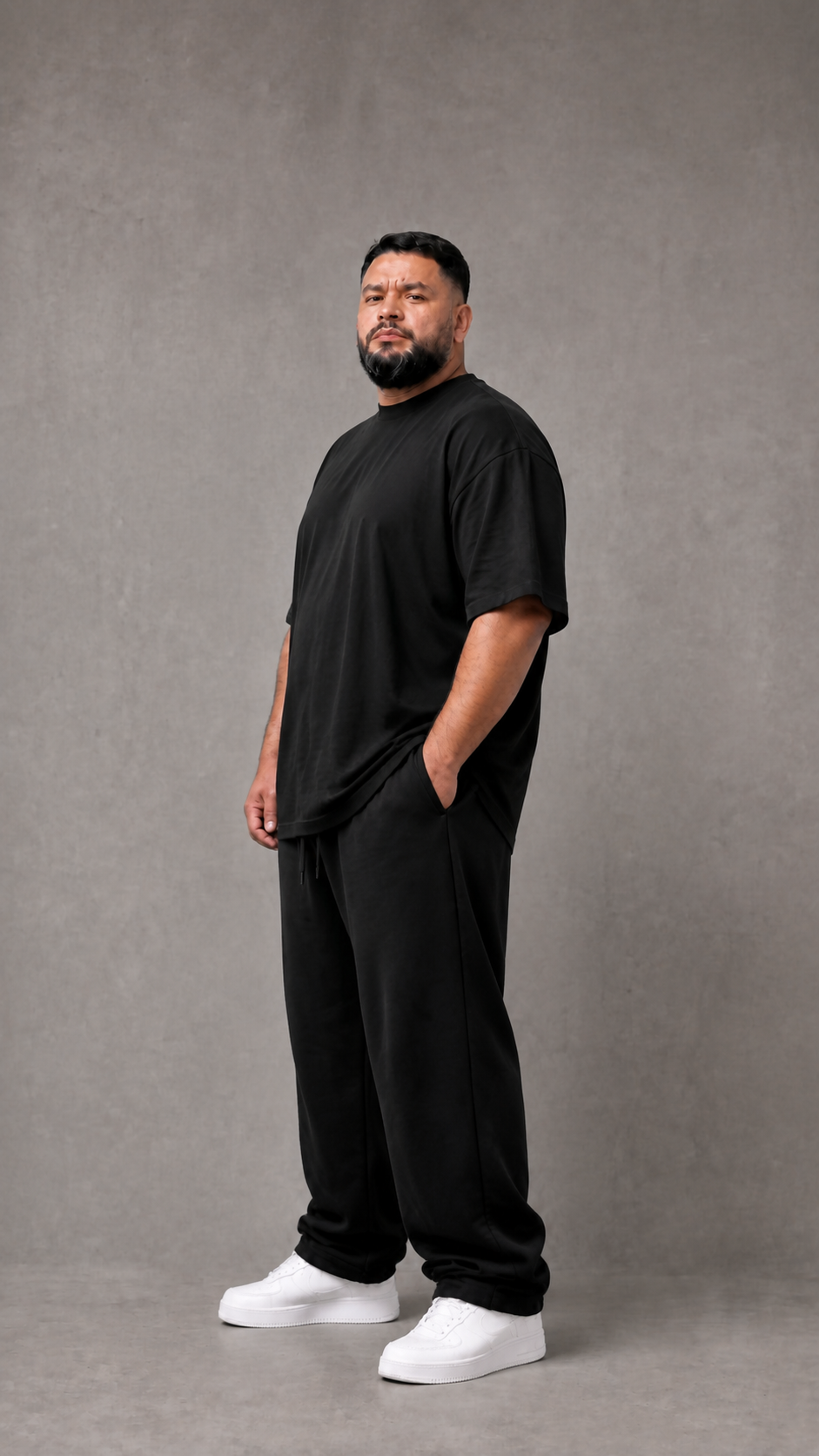 POLERA NEGRA TALLA GRANDE