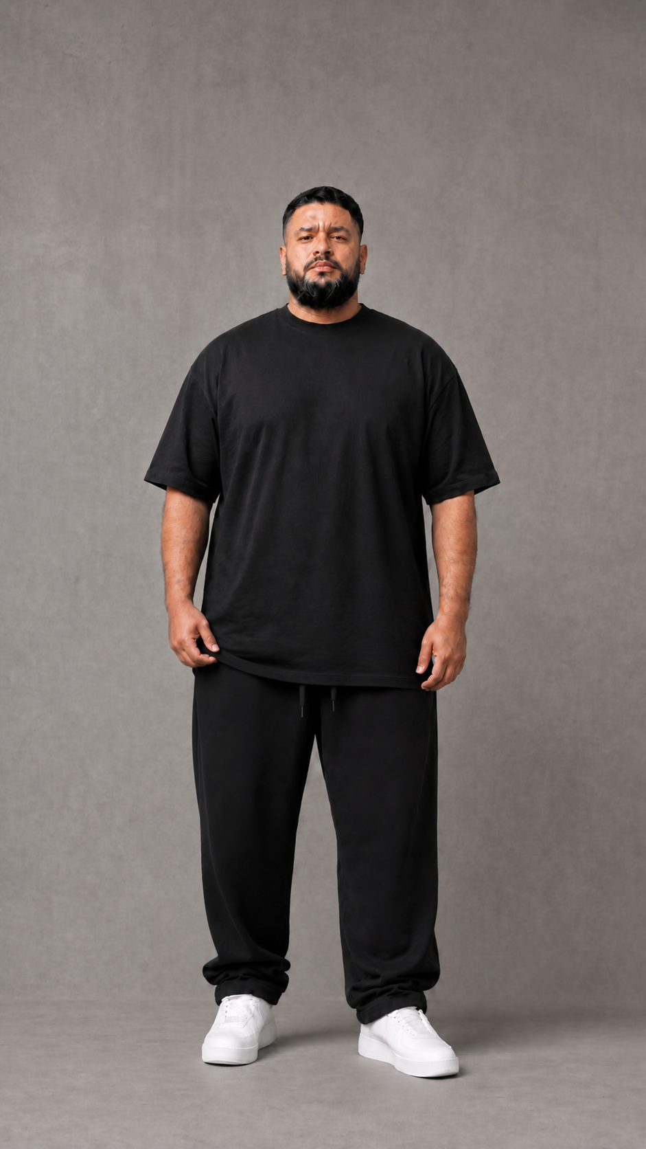 POLERA NEGRA TALLA GRANDE