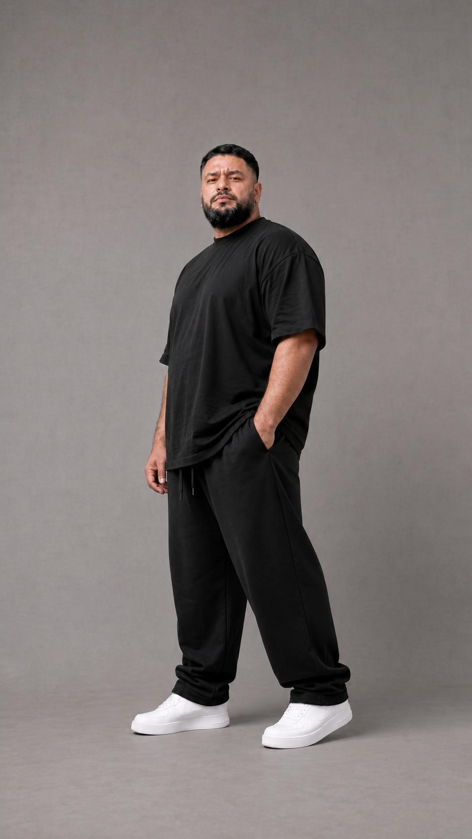 POLERA NEGRA TALLA GRANDE