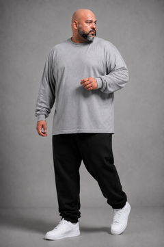 CAMISETA GRIS TALLA GRANDE