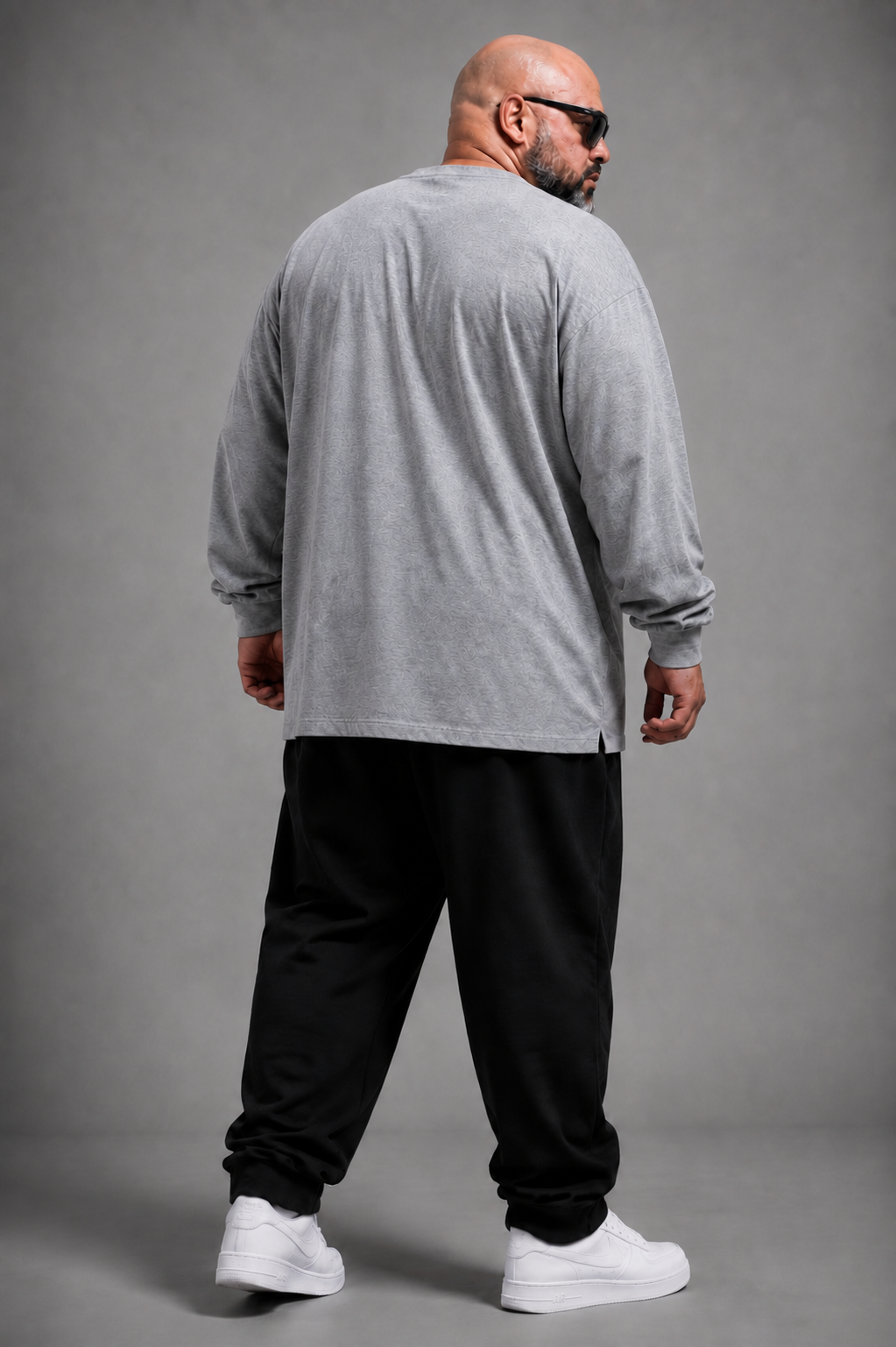 CAMISETA GRIS TALLA GRANDE