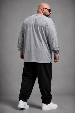 CAMISETA GRIS TALLA GRANDE