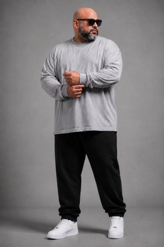 CAMISETA GRIS TALLA GRANDE
