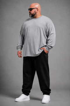 CAMISETA GRIS TALLA GRANDE
