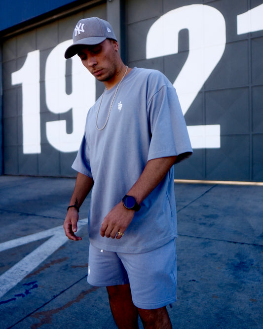 Polera Oversize Gris Perla Unlimit