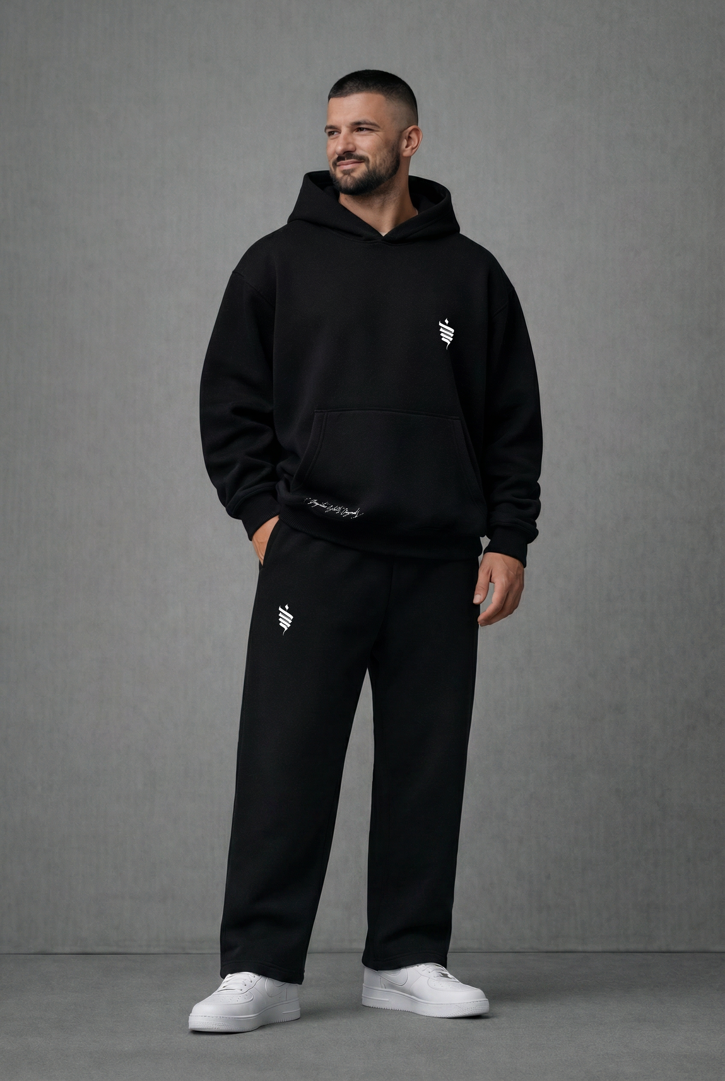 Pantalón de Buzo Heavy Negro