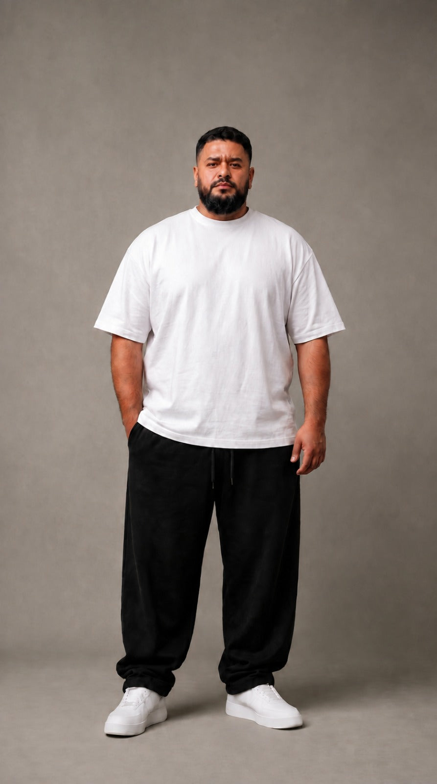 POLERA BLANCA TALLA GRANDE