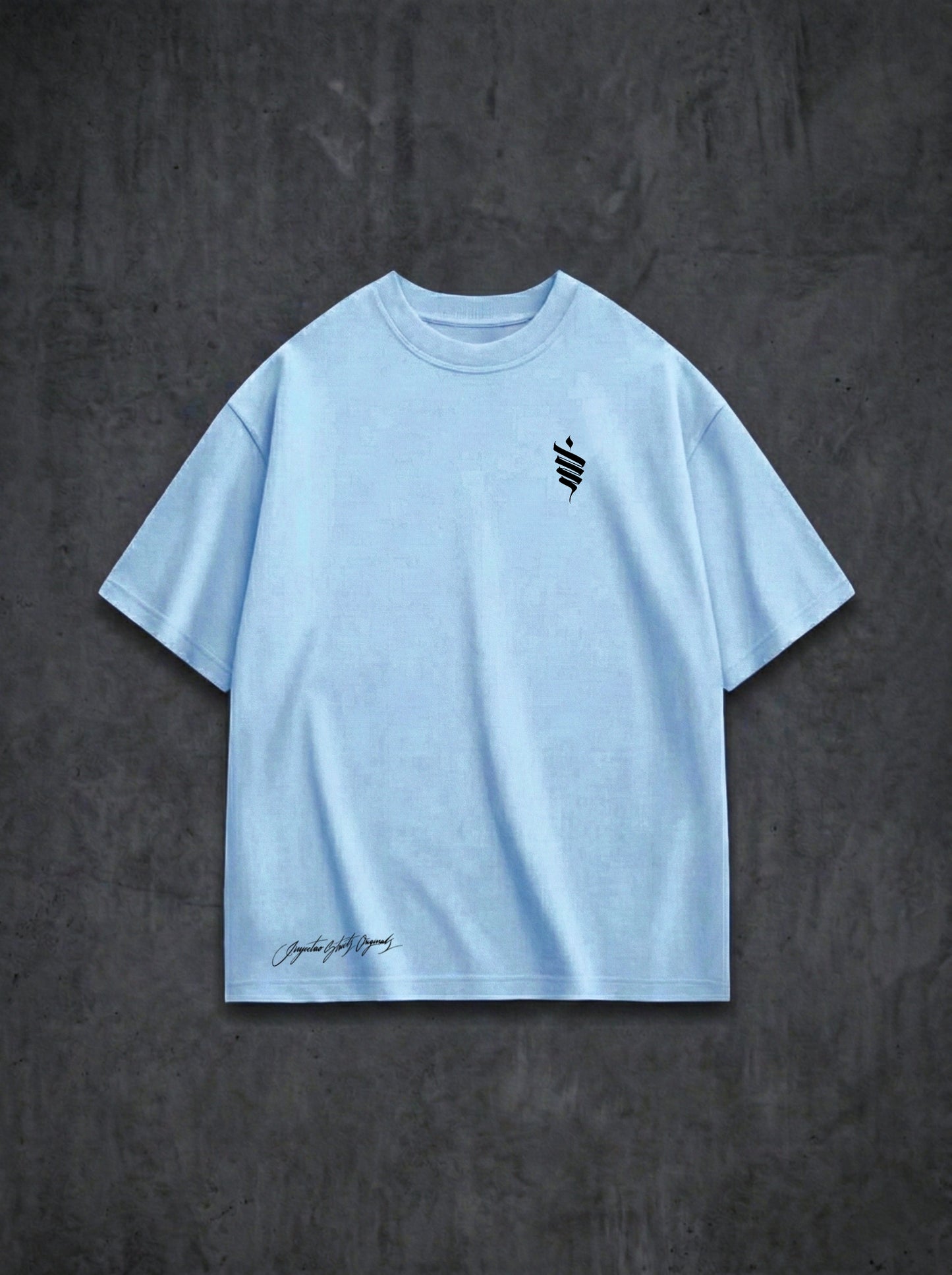 Polera Oversize Unlimit - Celeste