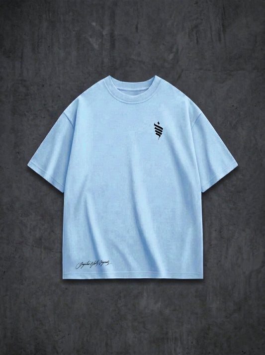 Polera Oversize Unlimit - Celeste