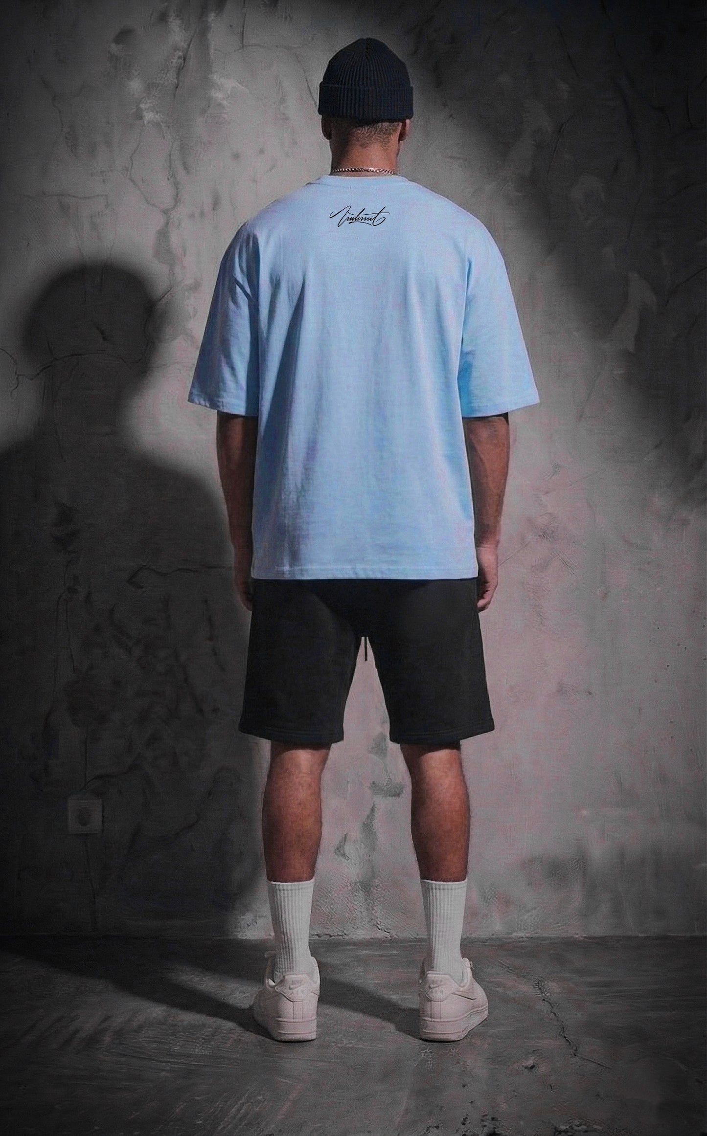 Polera Oversize Unlimit - Celeste