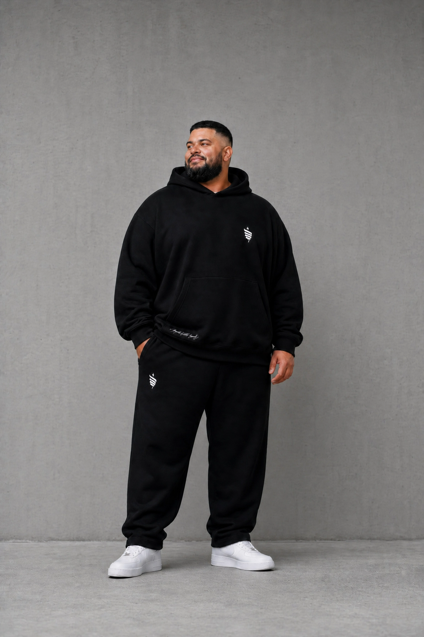 Pantalón de Buzo Heavy Negro
