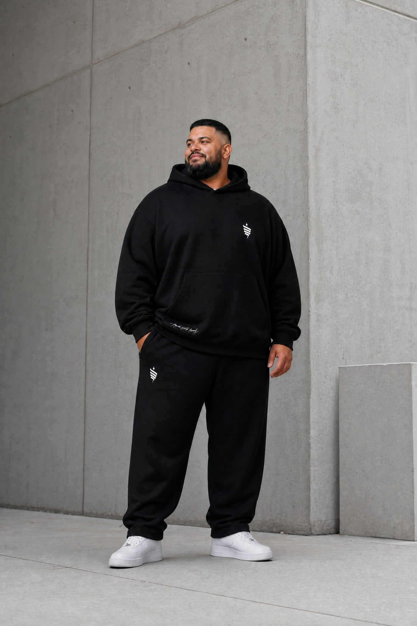 Pantalón de Buzo Heavy Negro